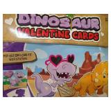 dinosaur valentines with stickers