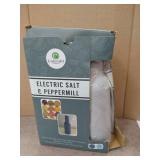 Electric Salt and Pepper grinder set, Bottle Style, Automatic