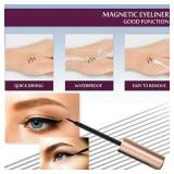 Magnetic liquid Eyeliner With Magnetic False Eyelashes Set Best Gifts for Women may vary from stock photo
