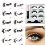 Magnetic liquid Eyeliner With Magnetic False Eyelashes Set Best Gifts for Women may vary from stock photo
