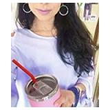 Hiware Reusable Silicone Straws, Long Flexible Silicone Drinking Straws with Cleaning Brushes for 30 oz Tumblers RTIC/Yeti - 12 Pieces - BPA-Free - No Rubber Taste