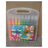 Color buddy washable markers in a hard case