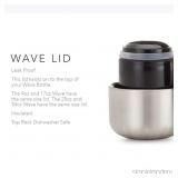 Simple Modern 17 Ounce Wave Water Bottle - Stainless Steel Double Wall Vacuum Insulated Reusable Leakproof Pattern: silver grain