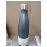 Simple Modern 17 Ounce Wave Water Bottle - Stainless Steel Double Wall Vacuum Insulated Reusable Leakproof Pattern: silver grain