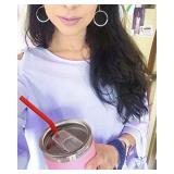 Extra Long Flexible Reusable Silicone Straws with Cleaning Brushes for 30 oz RTIC / Yeti Cups, 12 Straws and 2 cleaning brushes , BPA Free, Gum Free