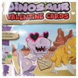 28 Valentine Cards for Kids, Cute Dinosaurs Valentine