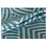 Oirpro Striped Wave Geometric Texture Velvet Chenille Decorative Pillow Covers Sofa Bed Pillow Covers 18 x 18 Inch, Set of 4** YELLOW NOT BLUE see last pics