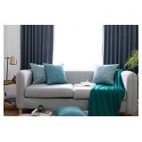 Oirpro Striped Wave Geometric Texture Velvet Chenille Decorative Pillow Covers Sofa Bed Pillow Covers 18 x 18 Inch, Set of 4** YELLOW NOT BLUE see last pics