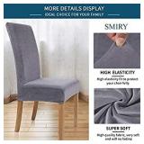 SMIRY STRETCH VELVET DINING CHAIR COVER ** SET OF 2