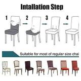 SMIRY STRETCH VELVET DINING CHAIR COVER ** SET OF 2