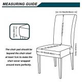 SMIRY STRETCH VELVET DINING CHAIR COVER ** SET OF 2