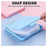 4 Pack Reusable and Portable Face Masks, 4 Color Recyclable Storage Organizer, for Kids, Adults