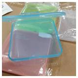 4 Pack Reusable and Portable Face Masks, 4 Color Recyclable Storage Organizer, for Kids, Adults