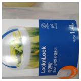 Lock&lock Pickle Container 1.4l Plastic Food Storage Hpl933bt 47oz