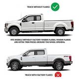 Mud Flap Liners black front and rear fenders for 2017-2021 F250 F350