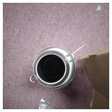 51mm Universal Motorcycle ATV Frosting Stainless Steel Exhaust Pipe Muffler M2R1