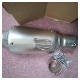 51mm Universal Motorcycle ATV Frosting Stainless Steel Exhaust Pipe Muffler M2R1