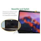 Webcam Case (2 Pack), Ultra Thin Metal for MacBook Pro, iMac, Laptop, PC, iPad Pro, iPhone 8/7/6 Plus, Protect Your Visual Impression [Black
