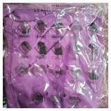 3PACK FACE COVERINGS BANDANA STYLE WITH EAR LOOPS ** CAN USE FOR SCARF OR HAIR TOO COLORS VARY