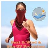 3PACK FACE COVERINGS BANDANA STYLE WITH EAR LOOPS ** CAN USE FOR SCARF OR HAIR TOO COLORS VARY