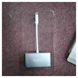 Newest Multiport Hub USB Converter ikling Portable Charging USB C USB Aluminum Alloy Adapter for MacBook, Silver ** can be used with any c type