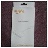 Newest Multiport Hub USB Converter ikling Portable Charging USB C USB Aluminum Alloy Adapter for MacBook, GOLD ** can be used with any c type