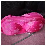 Portable zipper storage bag for bra and underwea