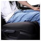 KAILADITE Car Seat Cover Pu Car Cushion, Front Seat Lower Protector, Artificial Leather, Breathable, Non-slip, Full Hem - 90% Car (SUV, MPV) (Size: 20.47 20.3) - 1 Piece