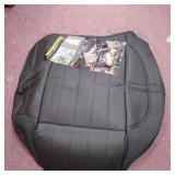 KAILADITE Car Seat Cover Pu Car Cushion, Front Seat Lower Protector, Artificial Leather, Breathable, Non-slip, Full Hem - 90% Car (SUV, MPV) (Size: 20.47 20.3) - 1 Piece