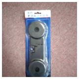 Smart Set of 2 Car Headrest Hooks, Grocery Bag Hook, Vehicle Rear Seat Hook, Lockable Bracket, Black