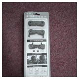 Smart Set of 2 Car Headrest Hooks, Grocery Bag Hook, Vehicle Rear Seat Hook, Lockable Bracket, Black