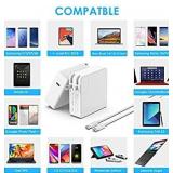 87W USB C Power Adapter Charger for Mac Pro 13.15 Inch, New Mac Air 13 Inch 2018/2019/2020, iPad Pro 12.9, 11, Thunder Bolt 3 Power Supply