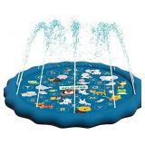 Paddling pool with sprinklers ** blue ocean
