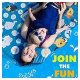 Paddling pool with sprinklers ** blue ocean