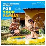 Paddling pool with sprinklers ** blue ocean