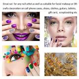 Flat Back Sharp/Half round Rhinestone Multicolor Crystal Gem for Nail Decoration Craft DIY Facial Make Up
