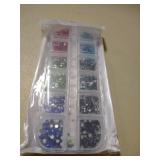 Flat Back Sharp/Half round Rhinestone Multicolor Crystal Gem for Nail Decoration Craft DIY Facial Make Up