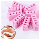 50pcs Soft Foam Sponge Toe Separators Finger Dividers Soft Sponge Finger Divider Spacer Nail Art Manicure Pedicure Tools Gel Polish Coating Painting Pedicure Manicure Accessories Tools purple not pink