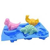 Dinosaur Molds, Non-Stick Silicone Dinosaur Mold for Making Dinosaur Crayon Chocolate Candy pink and grey not all pink