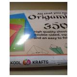 Kool Krafts 350 Origami Paper Kit With 25 Easy Origami Projects Colored Book ...