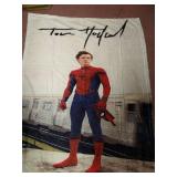 Tom Holland spiderman throw blanket couch bed cover 37x47 inches