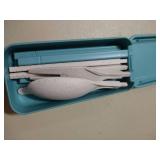 Portable Utensil Sets, Eco-Friendly Healthy Wheat Straw Cutlery, Biodegradable Fork Spoon Set, for Travel, Picnic, Camping, Students, Daily Use