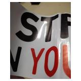 Be Stronger Than Your Excuses Wall Decal Inspirational Motivational Decor Quote Positive Wall Art Vinyl Gym Sticker School Classroom Decor varies from stock photo