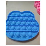 3 pack push pop toys monkey. rabbit and frog head