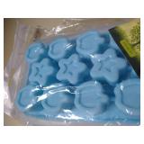 Silicone Fruit Star Shape Ice Cube Mold Chocolate Baking Tray Storage Container