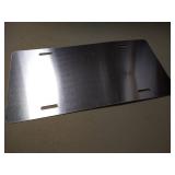 The Flash metal license plate