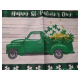 4 pack St.Patricks day place mats buffalo plaid and farm truck