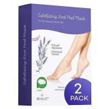 Exfoliating Mask for Gentle Feet (2 pairs, 1 to 2 weeks), to remove calluses and dead skin, for men and women