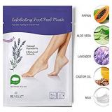 Exfoliating Mask for Gentle Feet (2 pairs, 1 to 2 weeks), to remove calluses and dead skin, for men and women