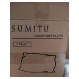 SUMITU Bed Pillows for Sleeping 2 Pack queen , Hypoallergenic Pillow for Side and Back Sleeper, Soft Hotel Collection Gel Pillows Set of 2, Down Alternative Cooling Pillow